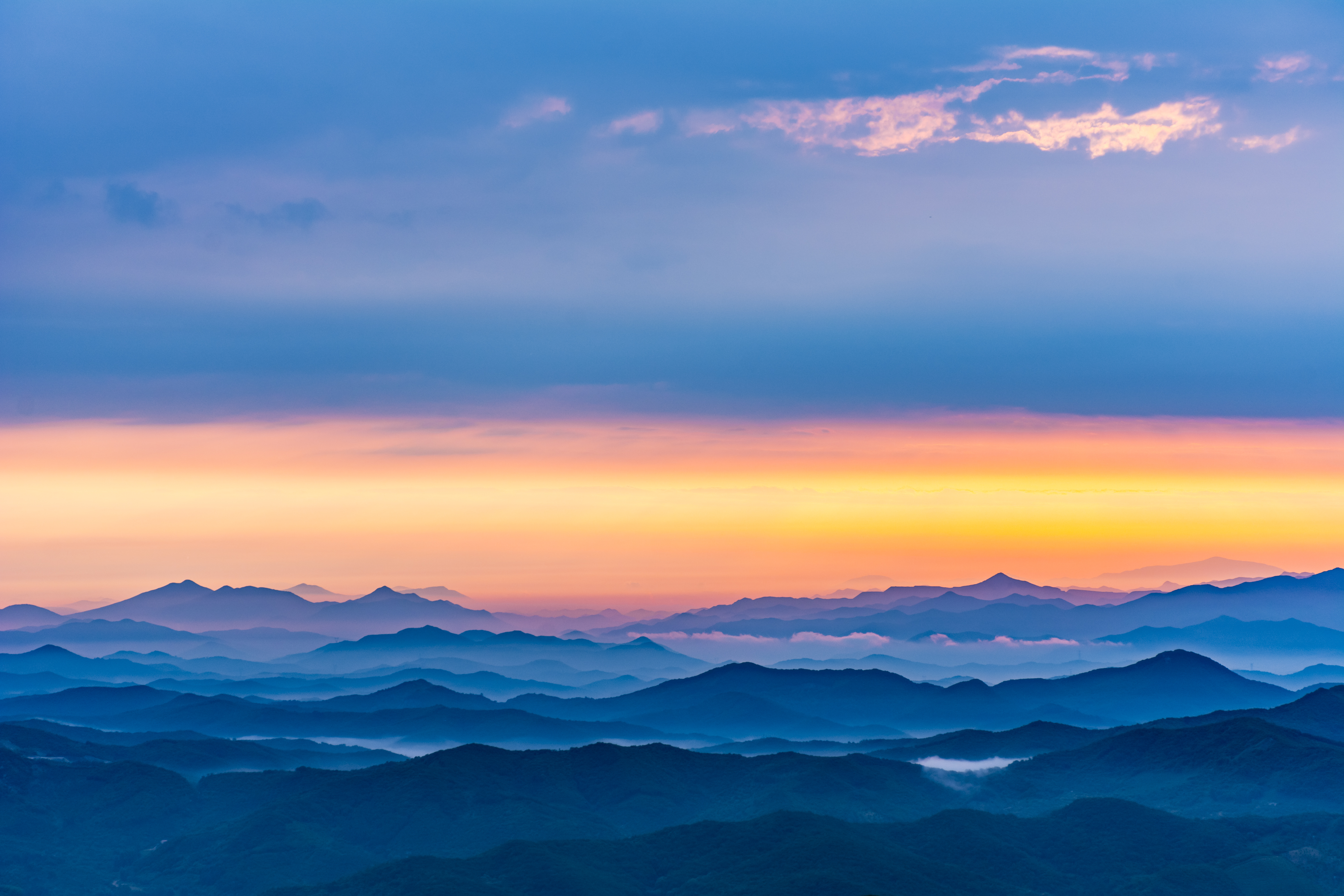 2020年6月27日千山日出美如仙境
