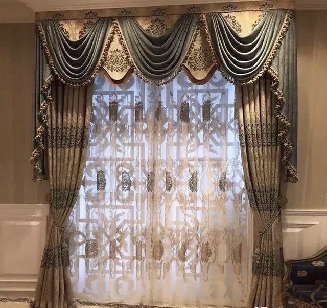 30款窗帘水波帘头真漂亮!