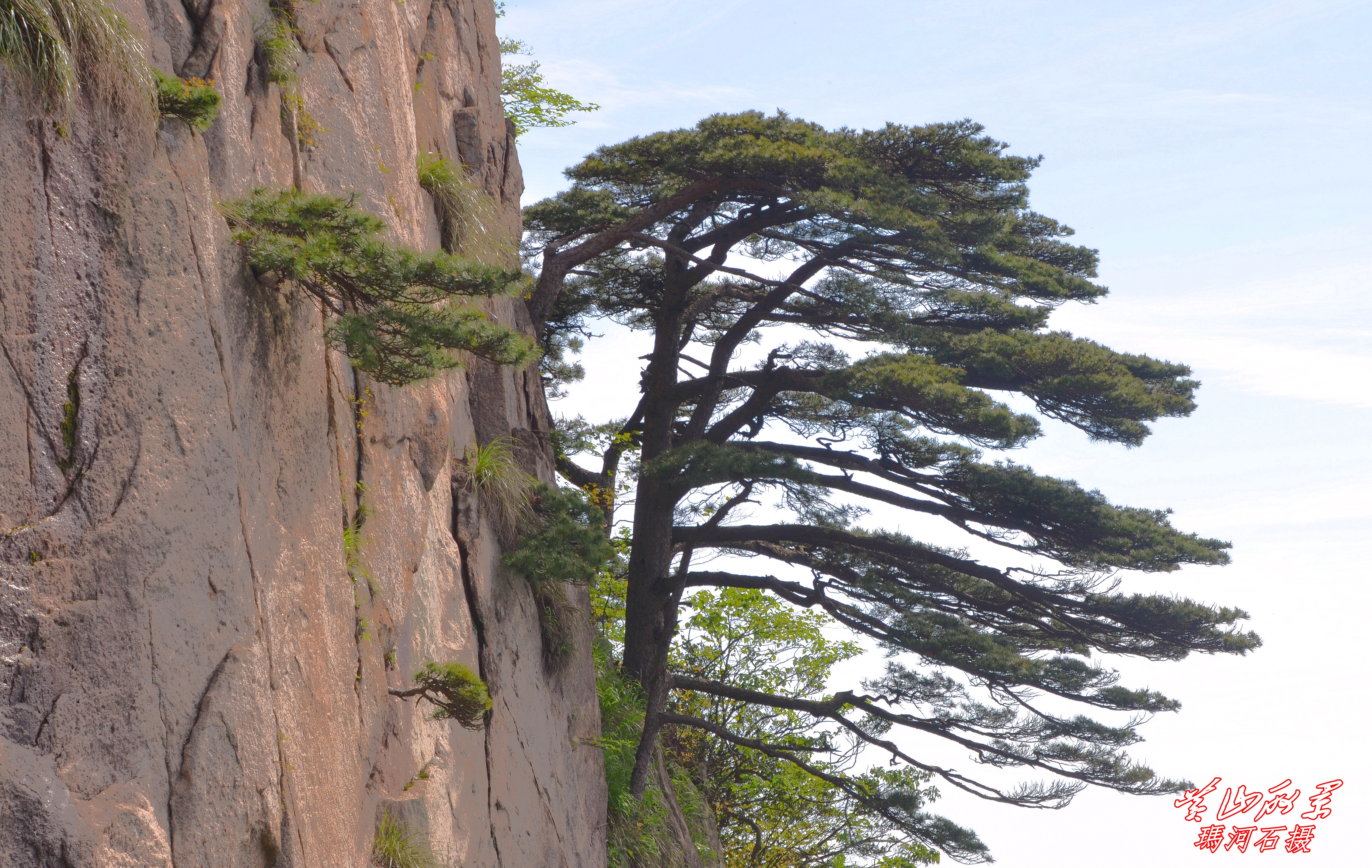 祖国山河壮丽风景如画短片黄山风光欣赏摄影玛河石