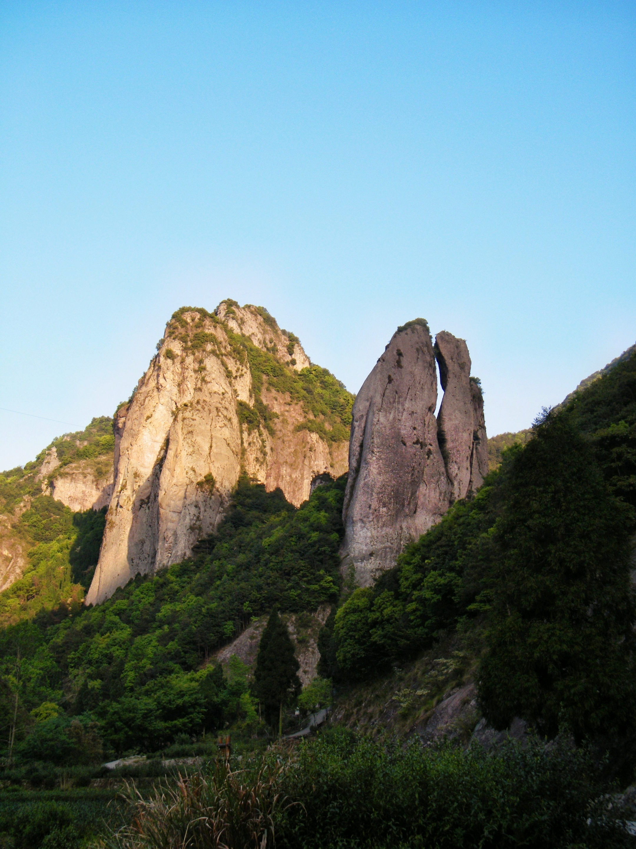 湖光山色雁荡山