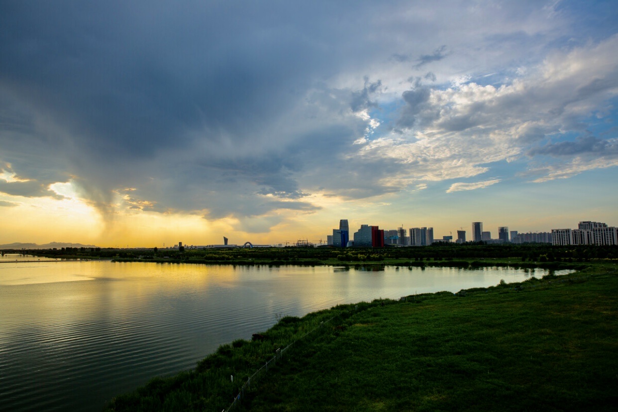 [首发]滨河湾日落