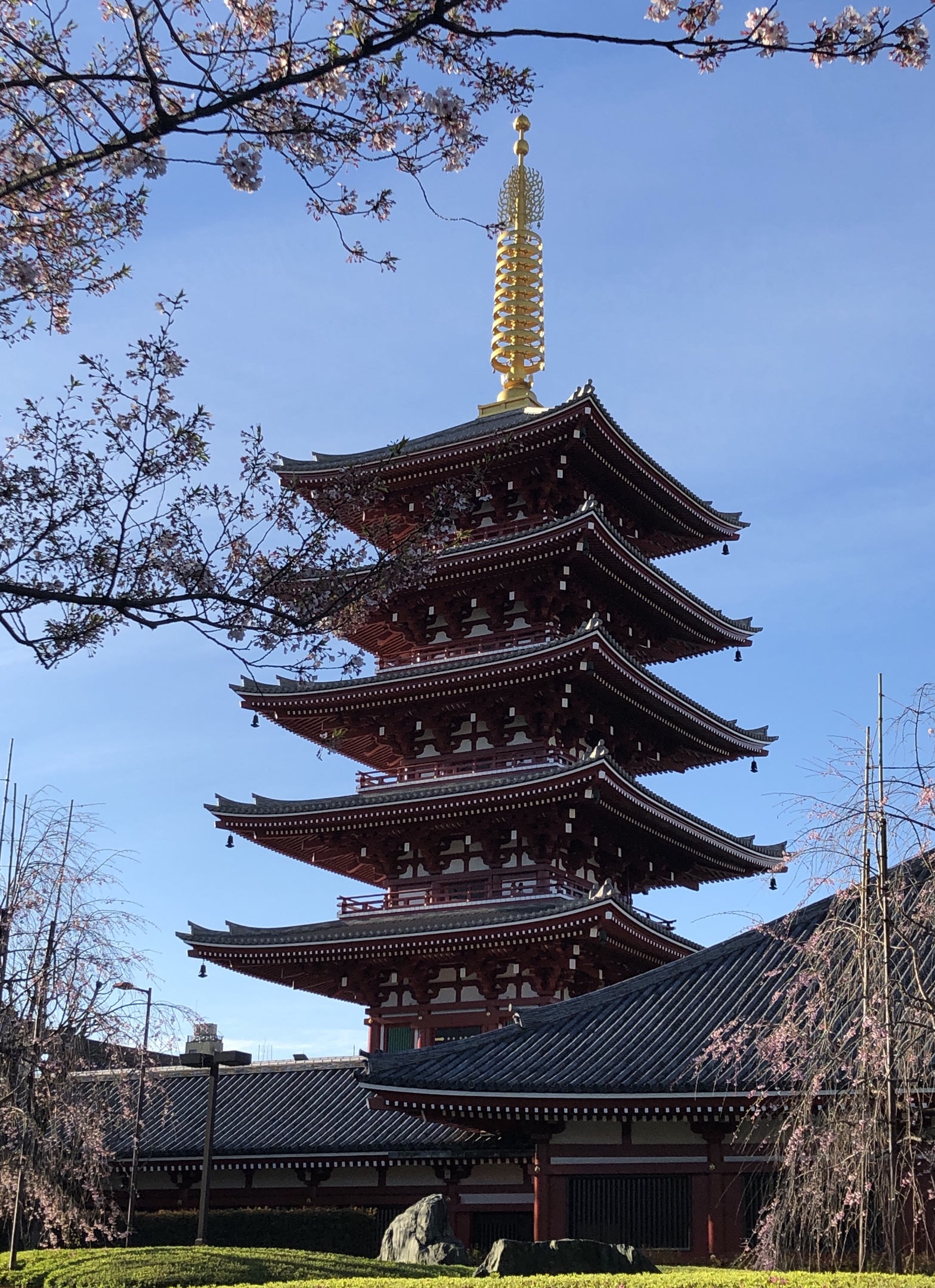 浅草寺五重塔浅草寺是日本现存具有"江户风格"民众游乐之地,寺院大门