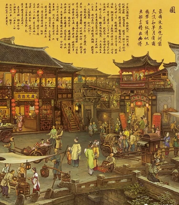 江南民国风情市井景象让你震憾