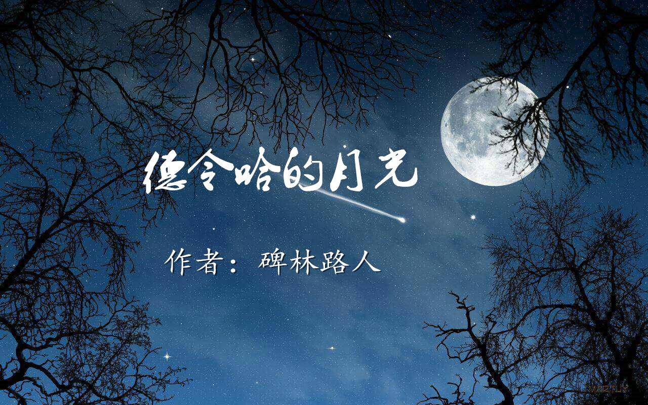 德令哈的月光作者:碑林路人诵:蓝色月光