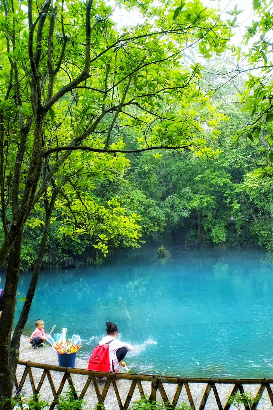 桂林小九寨沟全州安和乡龙井村