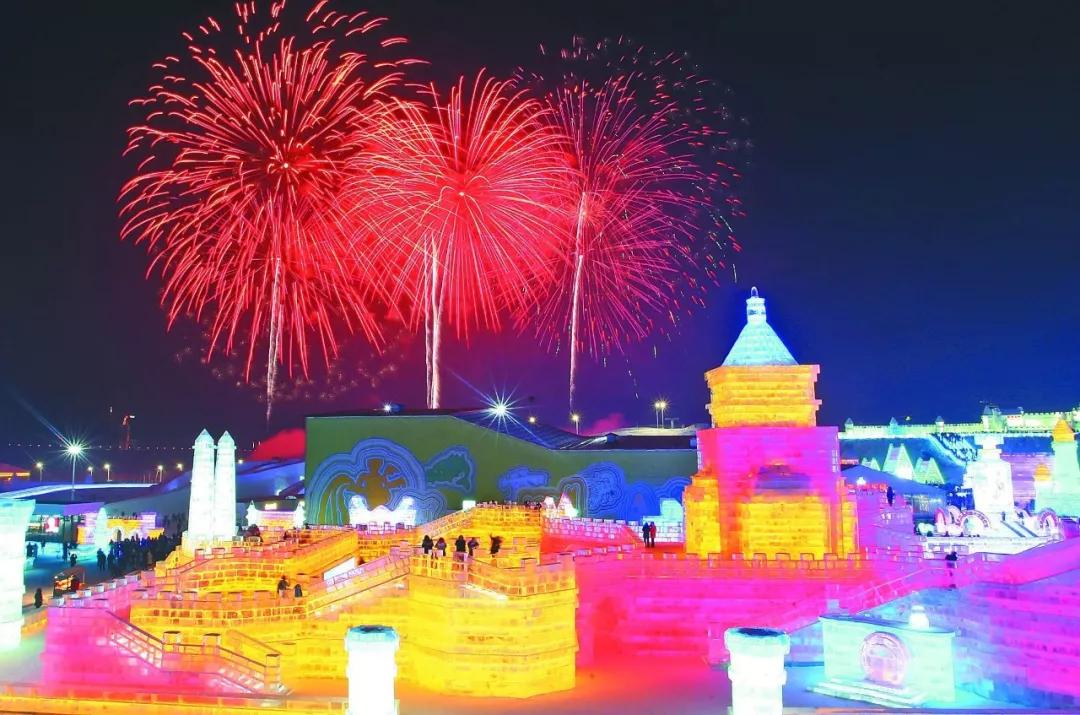 主题乐园每年都吸引了大量中外游客是世界规模最大的冰雪节哈尔滨国际