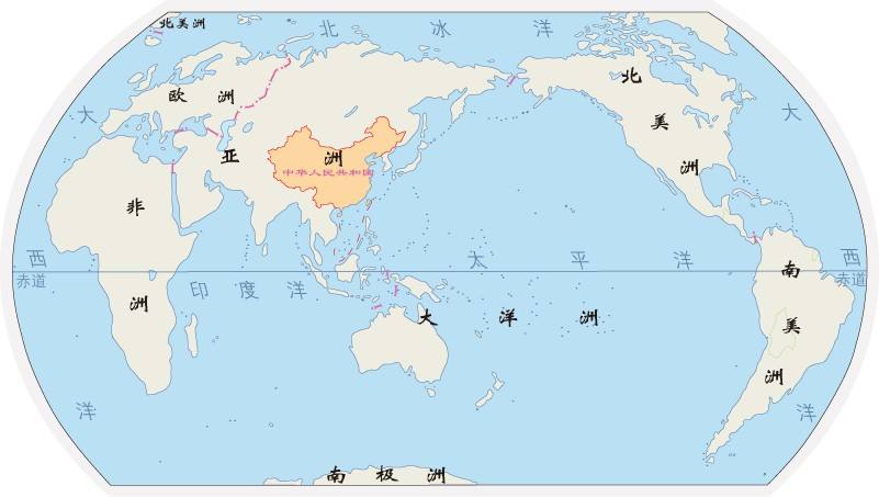 中国在世界上的地理