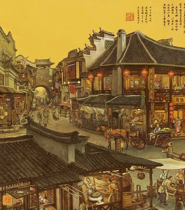 江南民国风情市井景象让你震憾