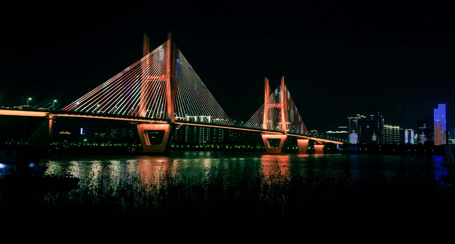 汉口江滩夜景