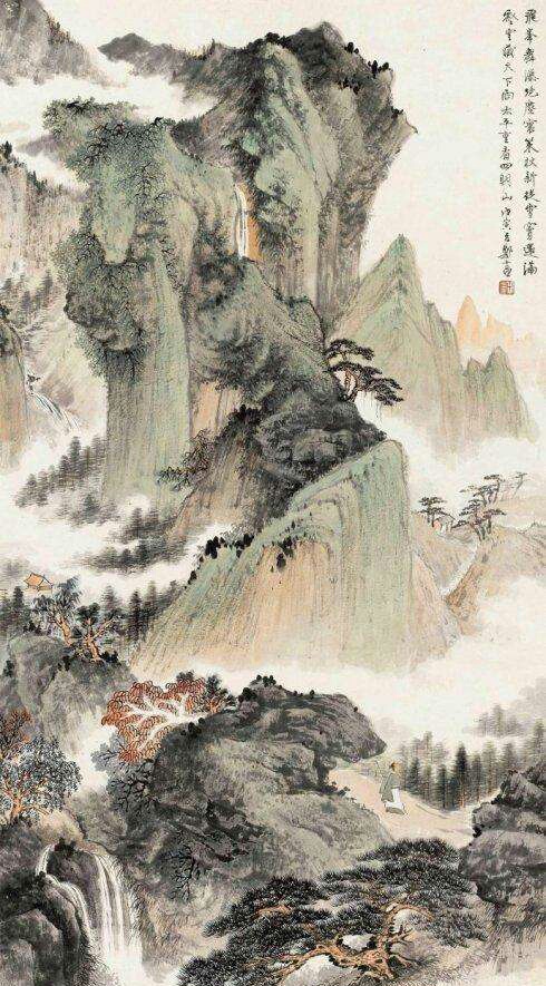 中国著名大师郑午昌山水画精选作品(续篇)
