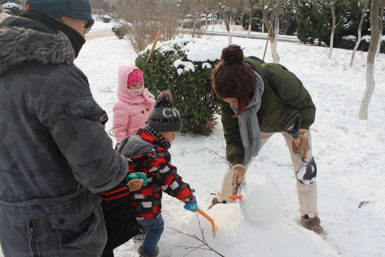 堆雪人