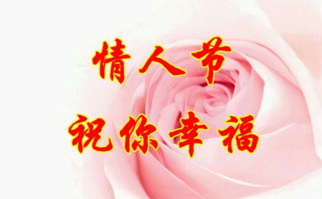 情人节快乐