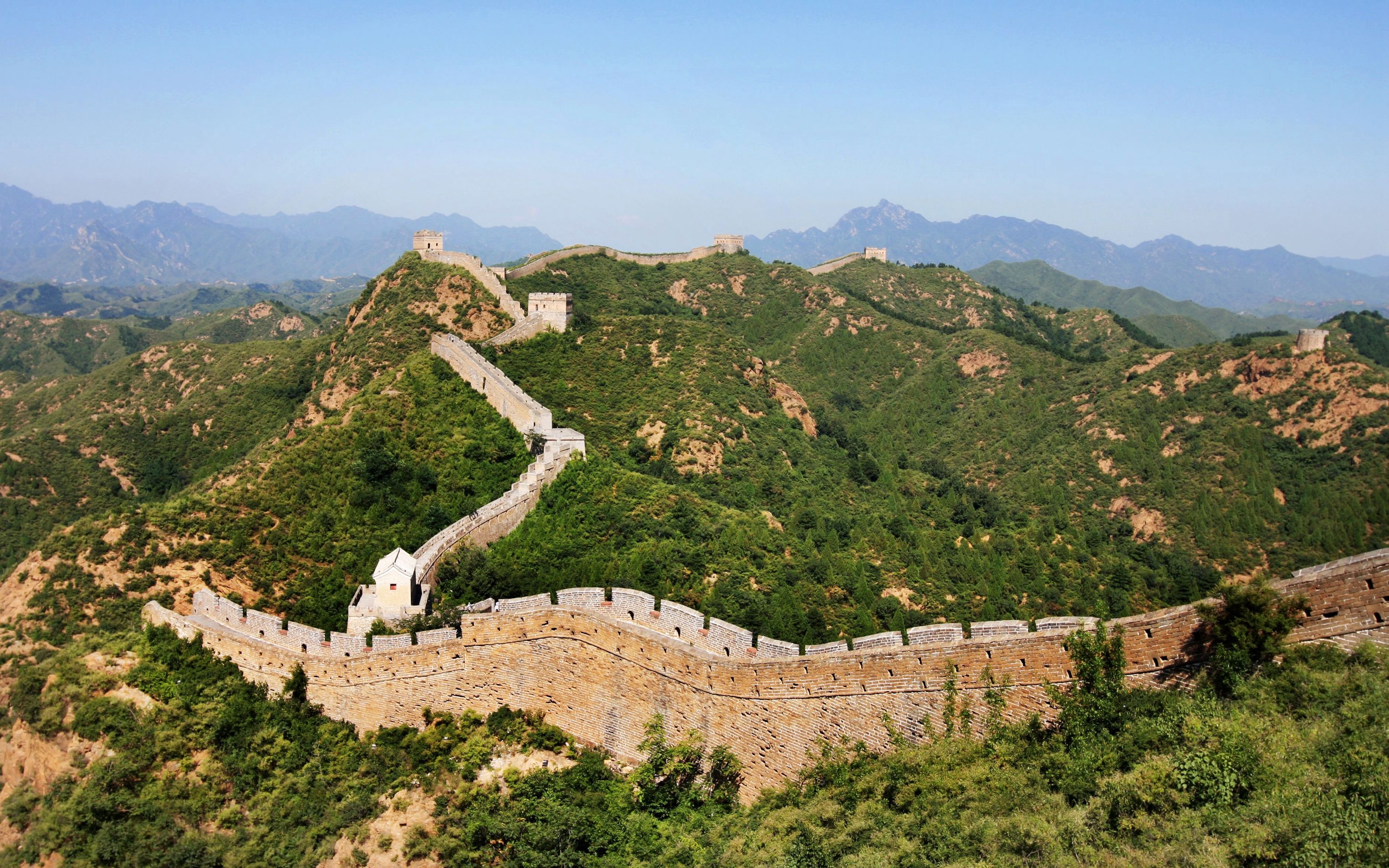 【首发】金山岭长城夏日风光1