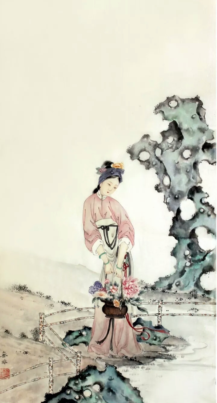 她被称为"临摹宋人小品"最好的女画家