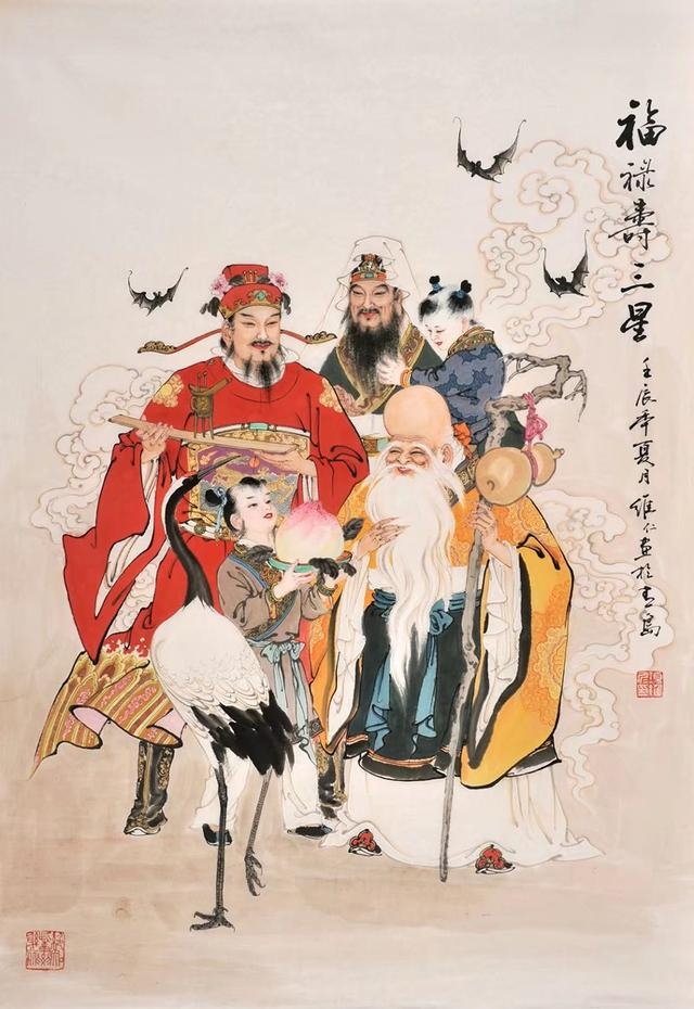 项维仁工笔画作品欣赏
