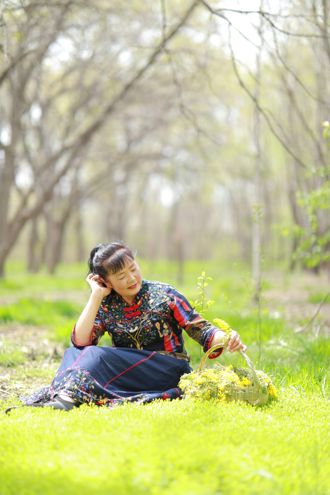 (原片外景人像摄影)春花