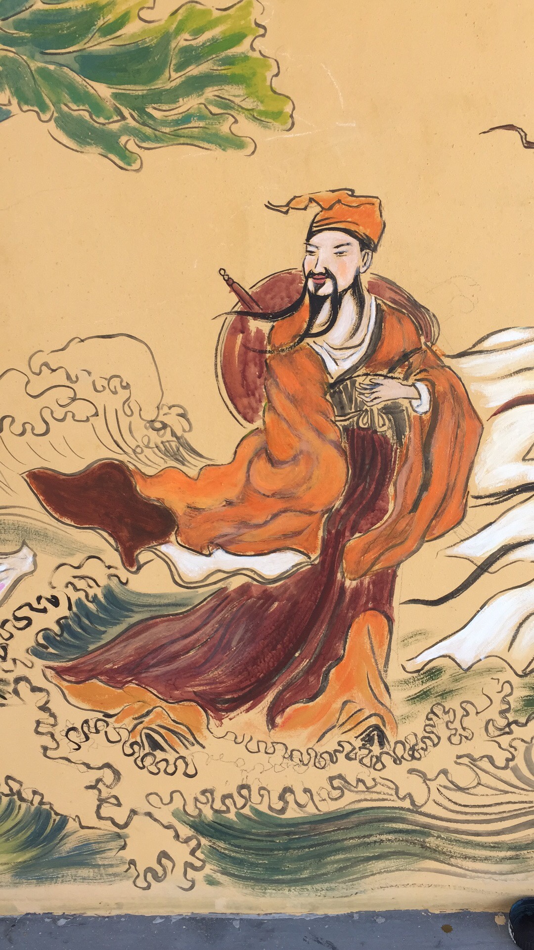 八仙过海大型壁画