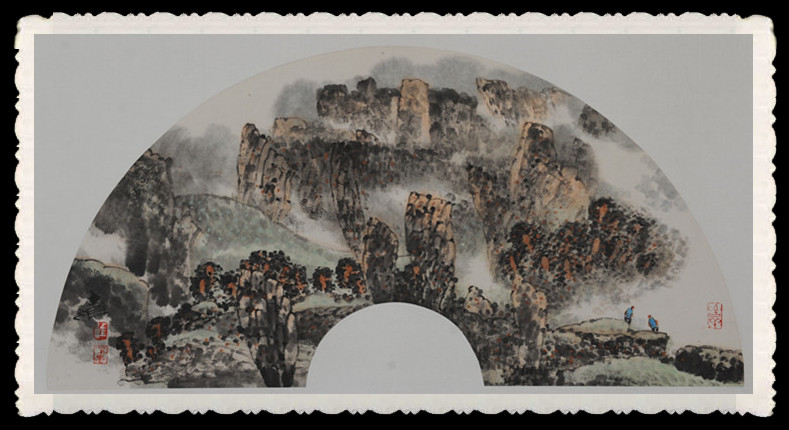 画家王淮先生山水画欣赏