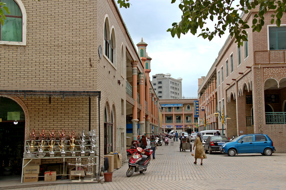 喀什疏勒县民族风情街图片