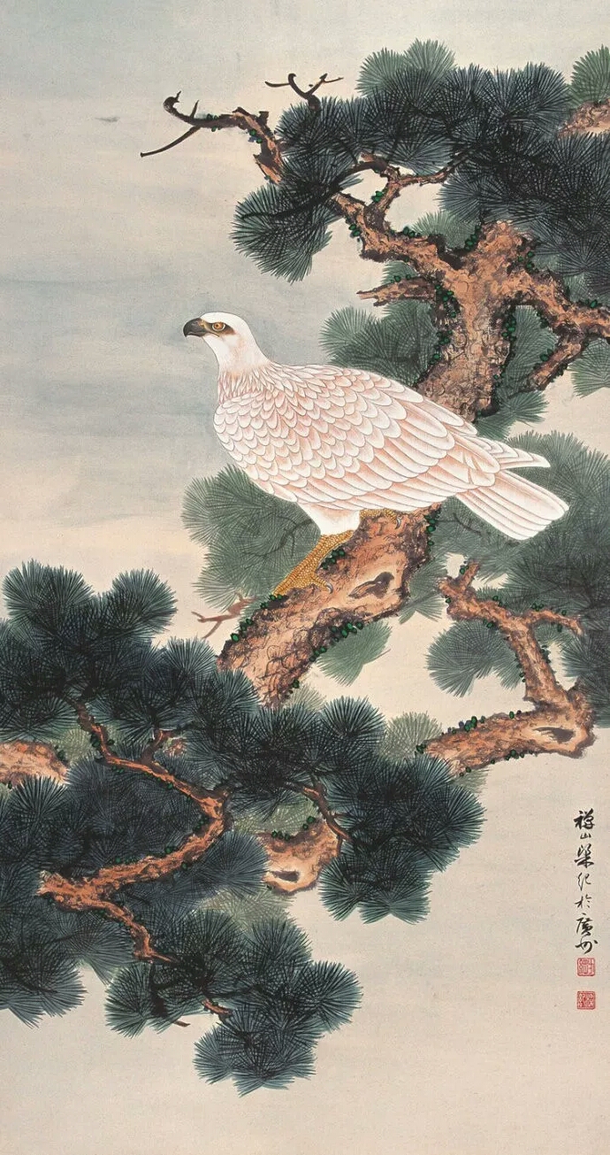 中国近现代画家梁纪花鸟画精选作品赏析