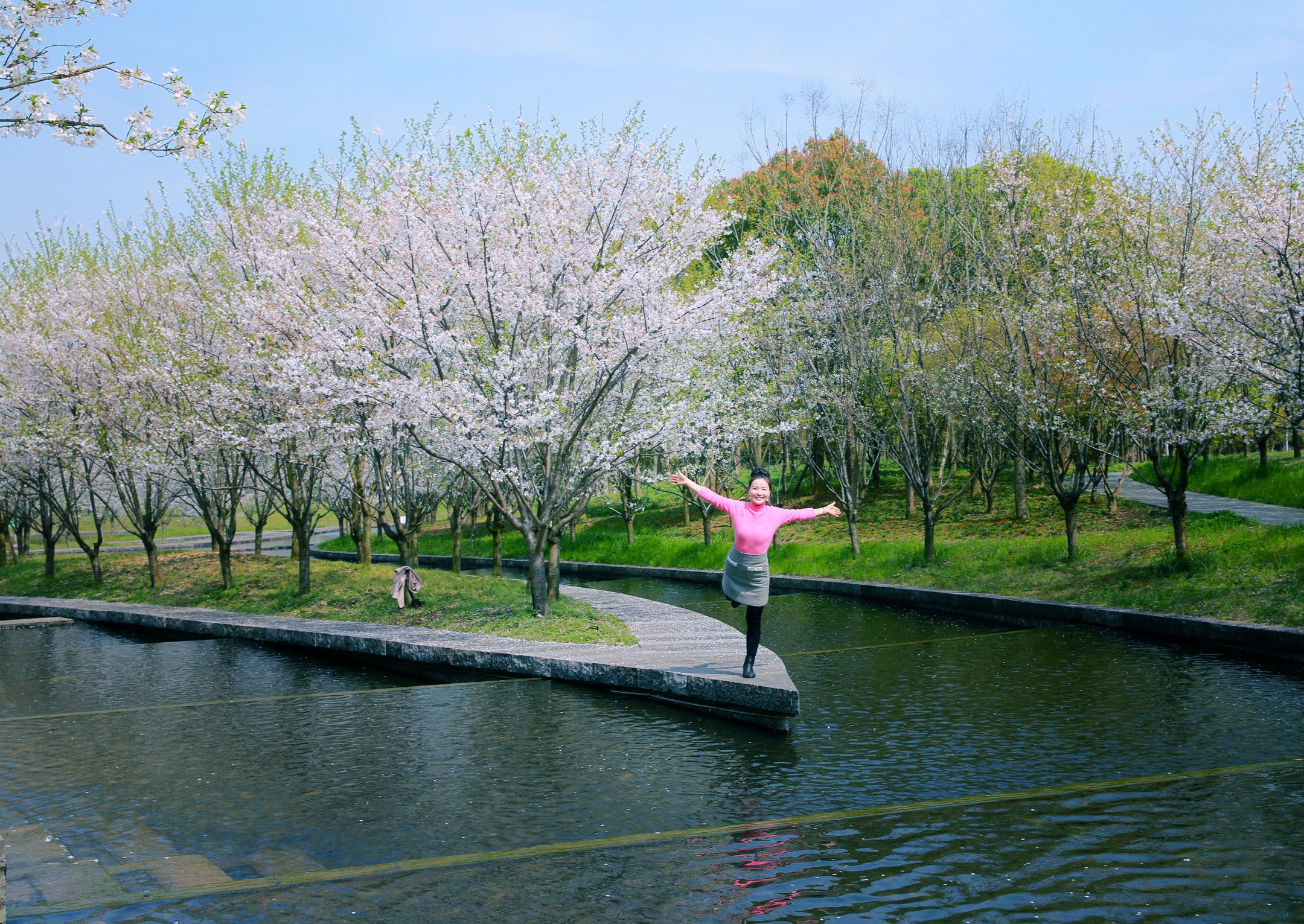 樱花烂漫时摄于兰溪兰湖度假村