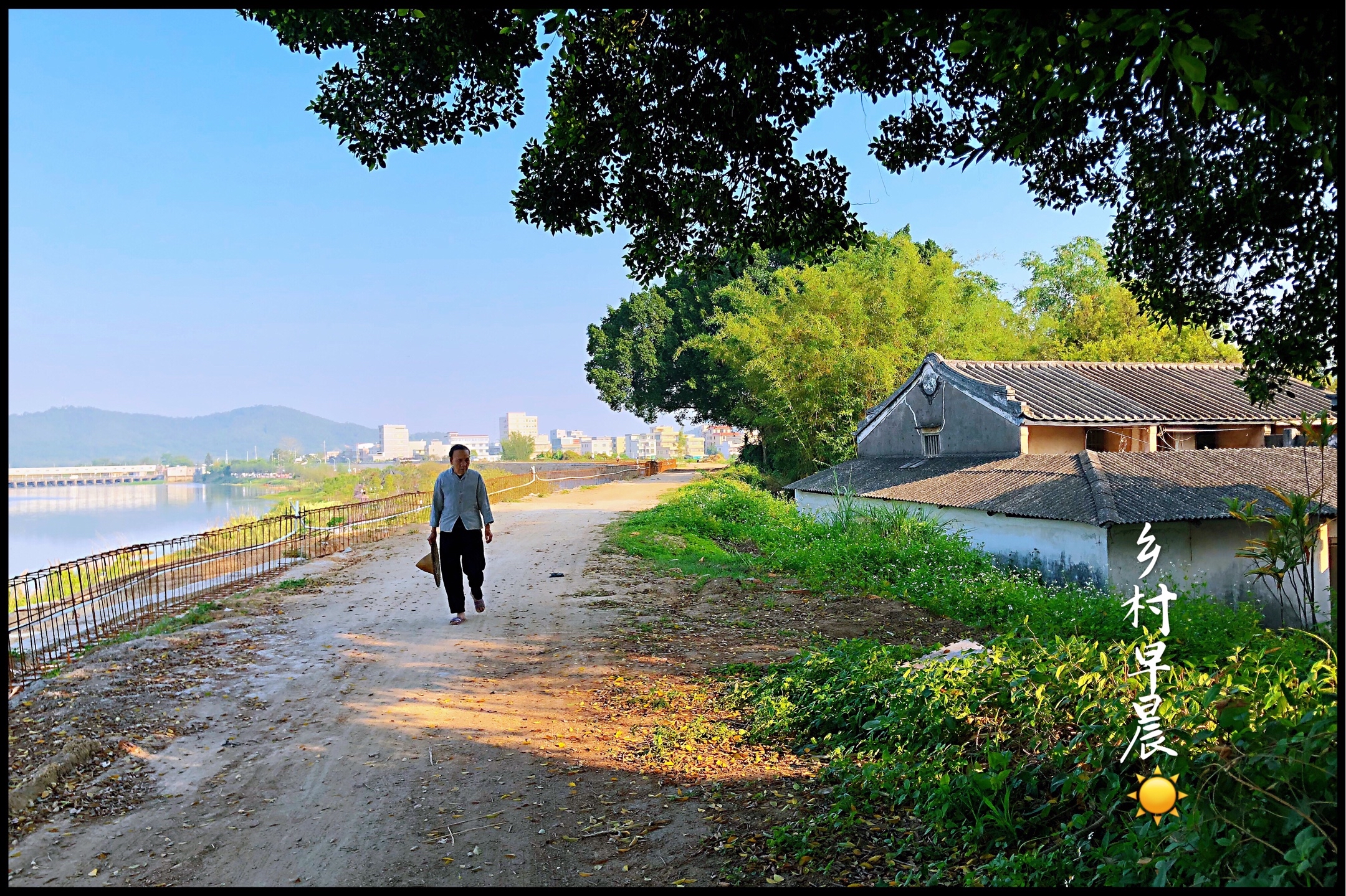 一路风景一路歌五乡村早晨手机随拍