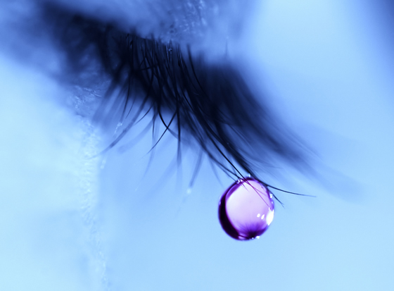 每一滴泪水,都划过了浩瀚无垠的夜空!在黑暗中,那朵花无助的呼