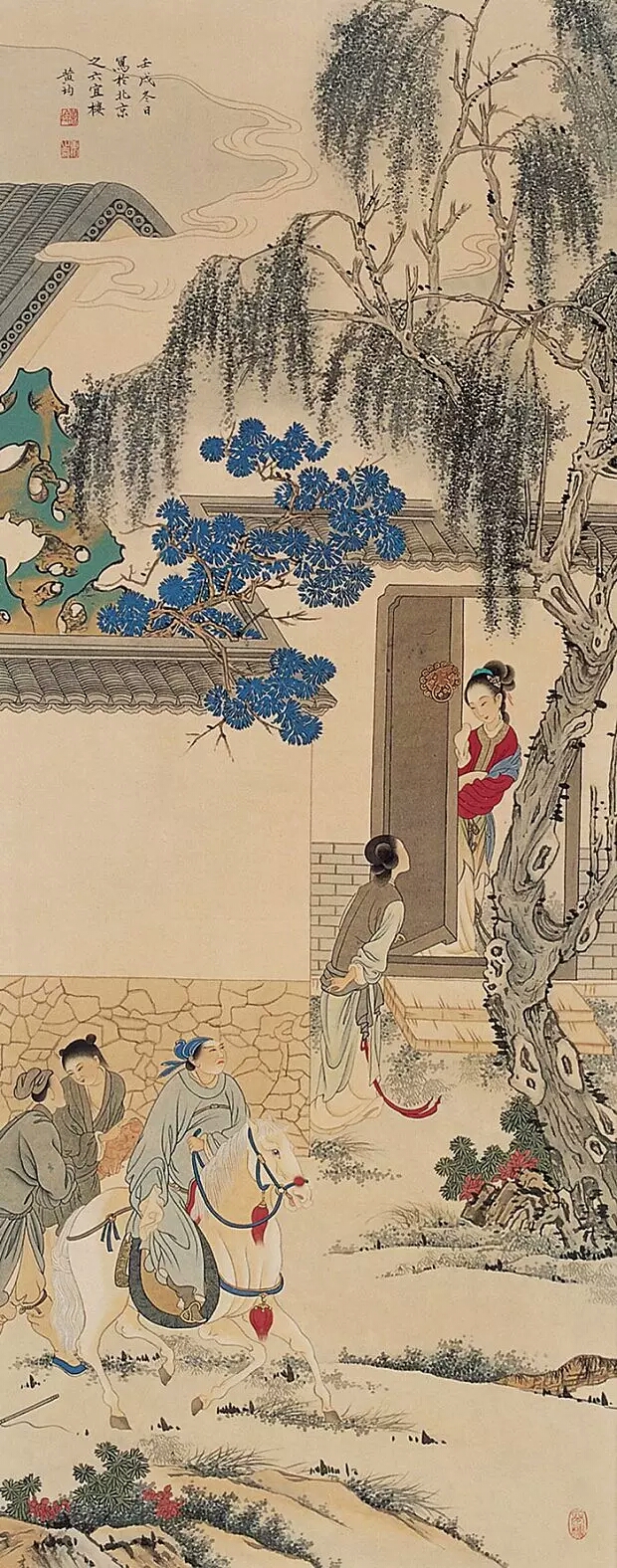 国画艺术工笔重彩传统技法有着悠久的历史,最早可追溯到秦汉时期,至