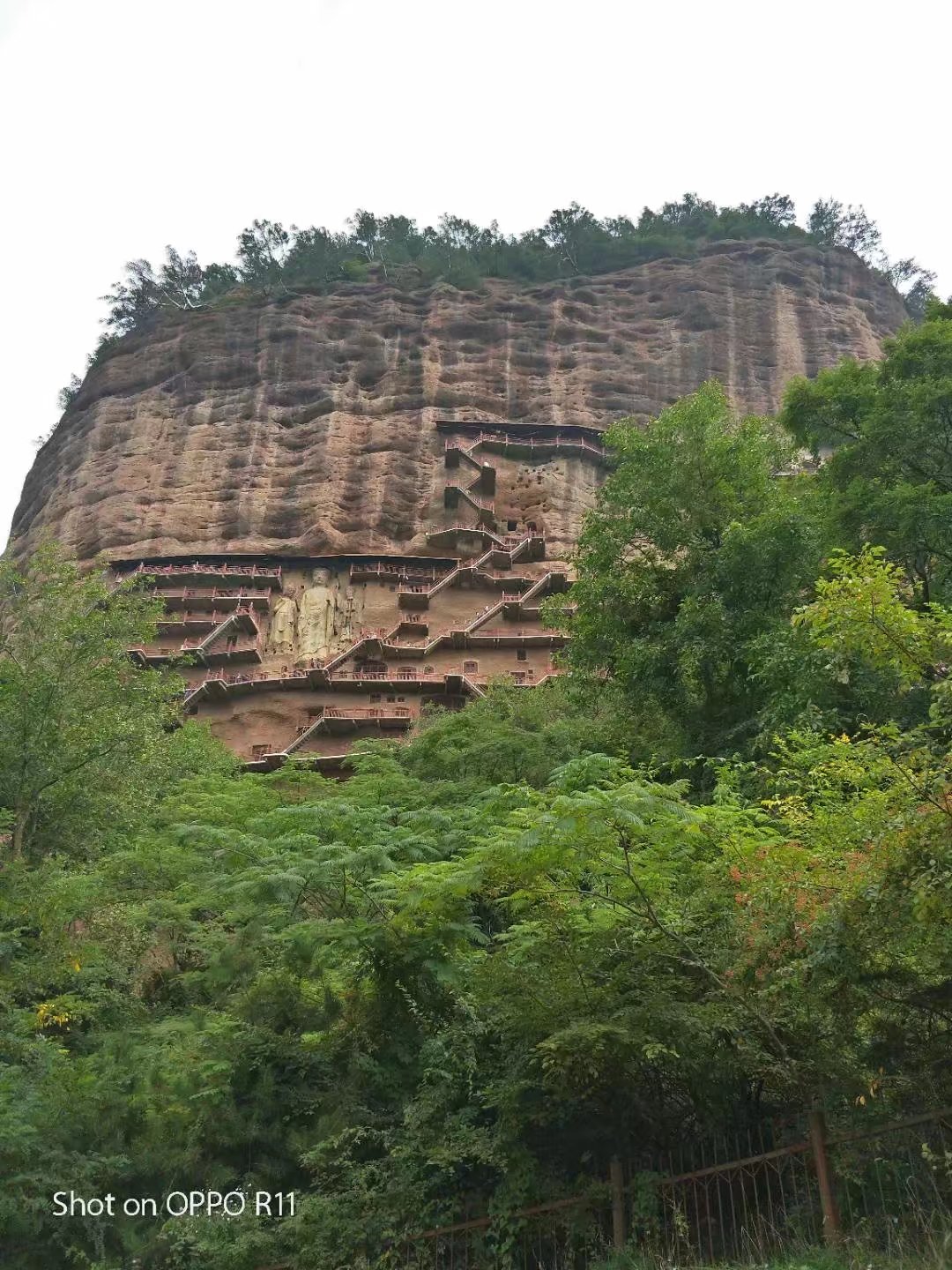 甘肅麥積山(手機攝影作品)