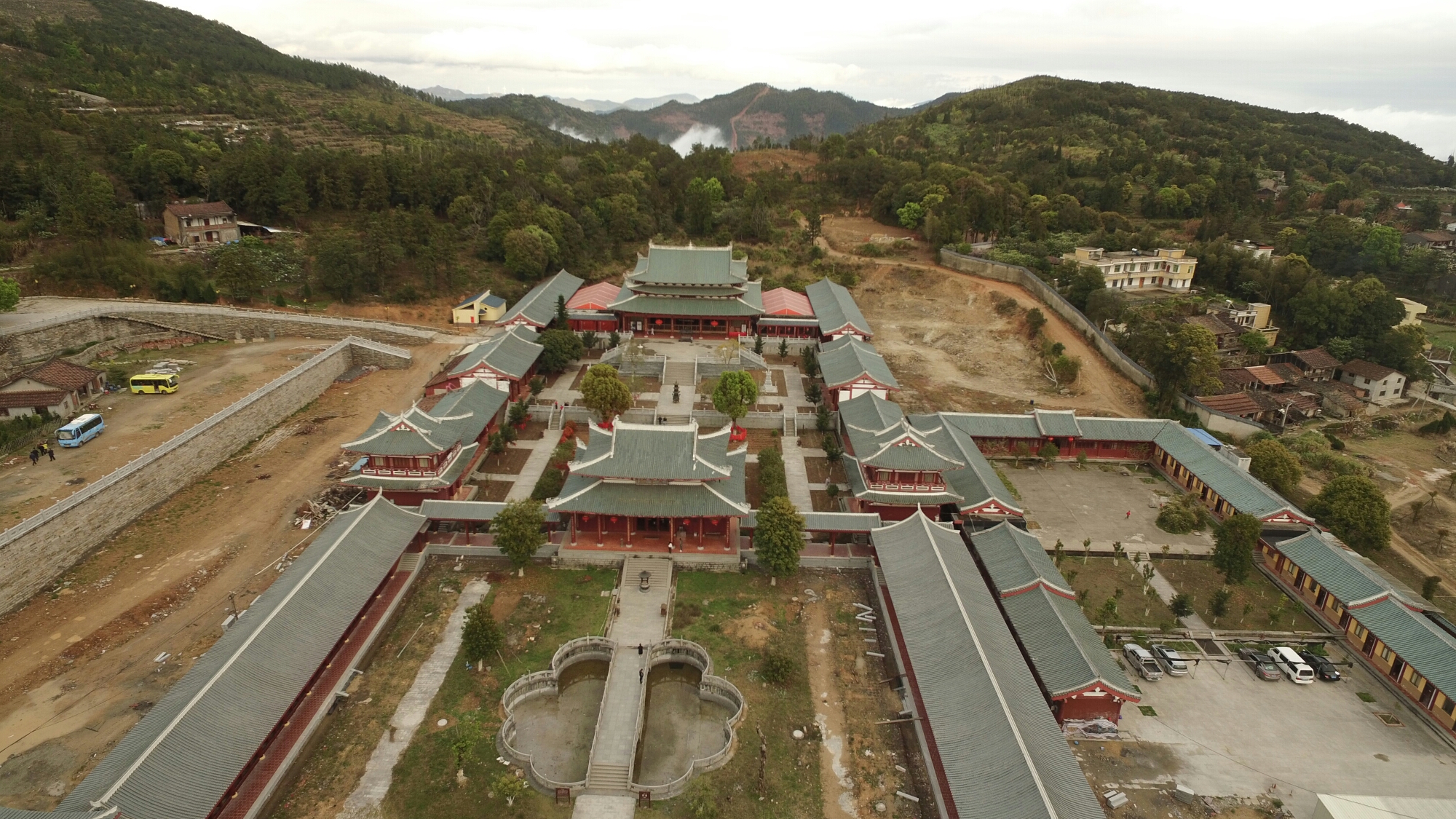 鸟瞰南少林～世界佛教论坛分会场