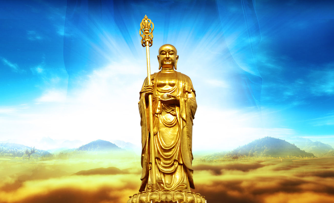 九华山地藏圣像!