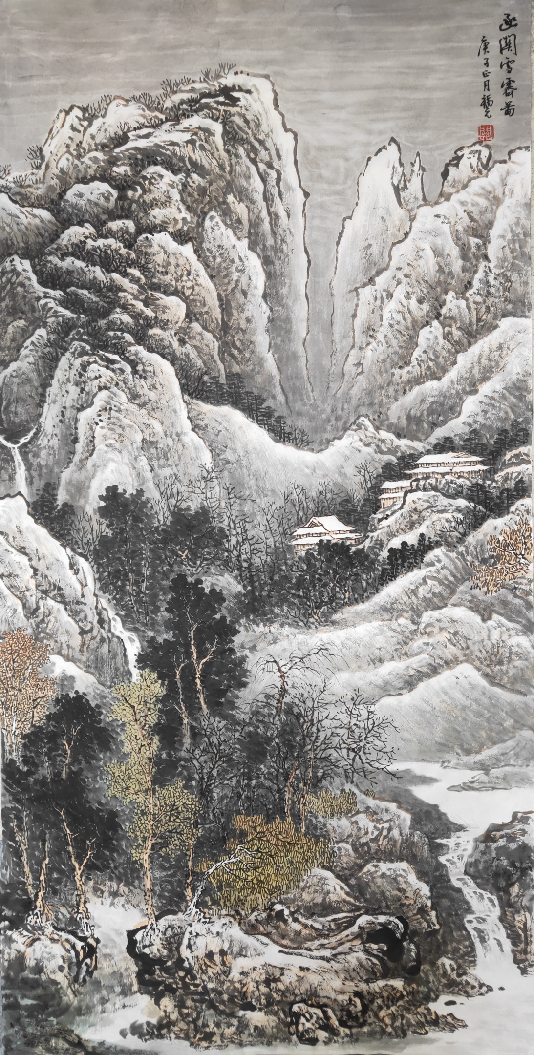关福元山水画作品大气磅礴笔墨精微