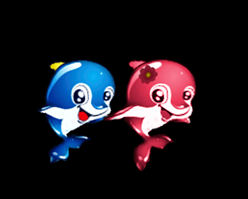 海豚卡通动态图