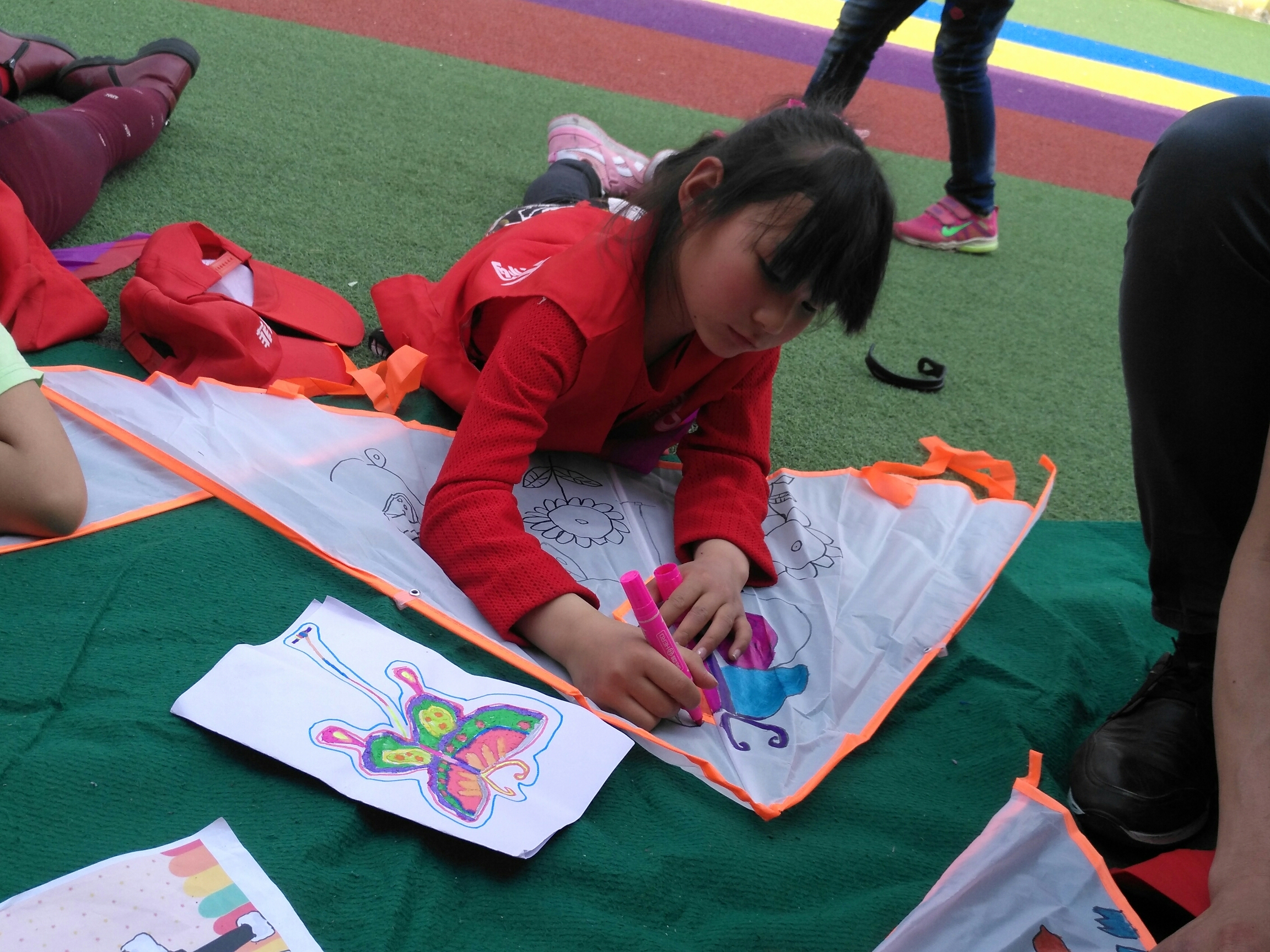 幼儿园彩绘风筝美篇图片