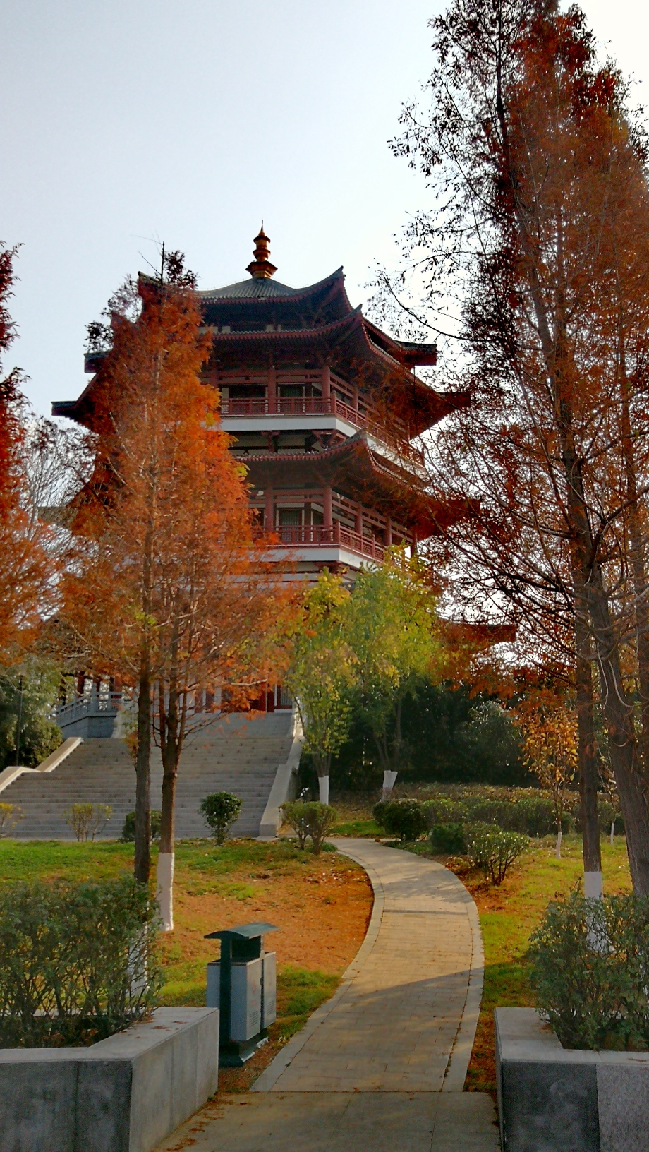 初冬的江南水街