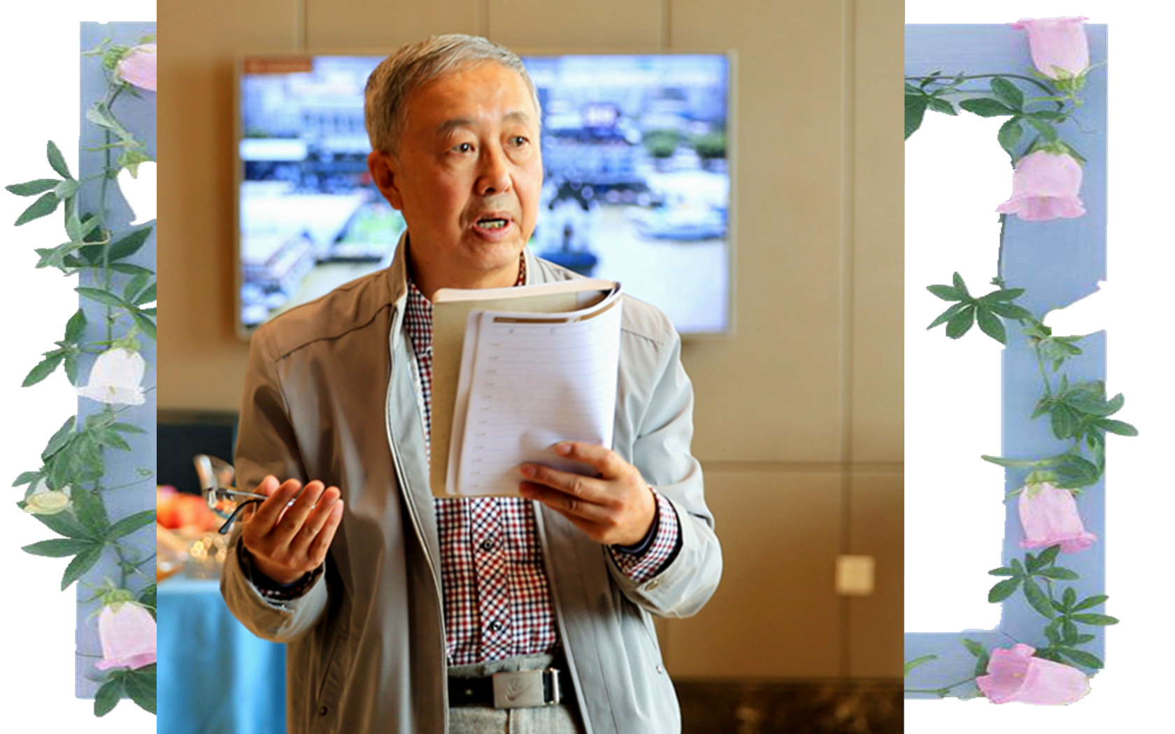 哈尔滨知青朗诵艺术团党支部副书记,副团长李利民