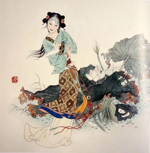 项维仁工笔画作品欣赏