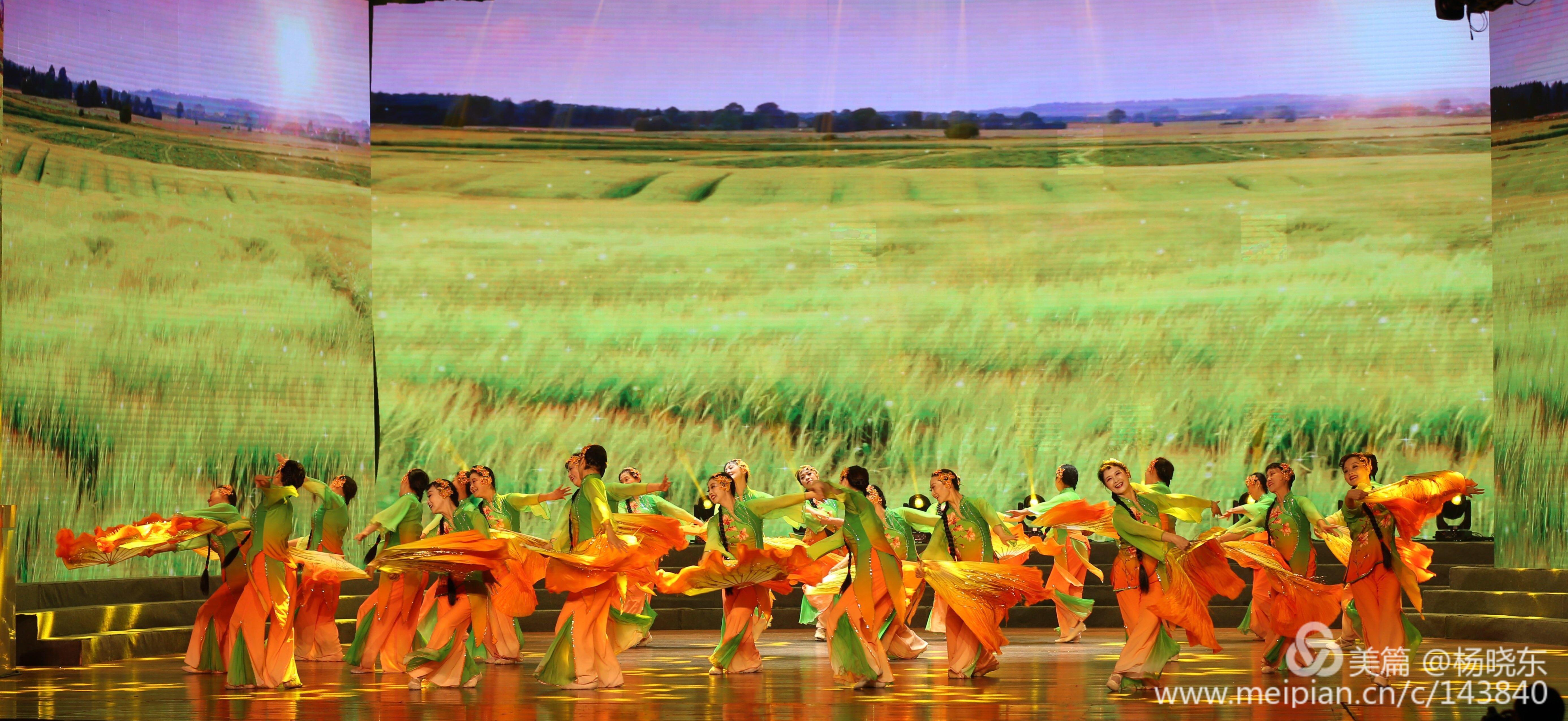 舞蹈在希望的田野上编导李春燕苏娜表演吴南萍俞春阳高勤芳等