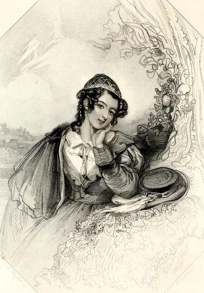 国外插画莎士比亚的美女们