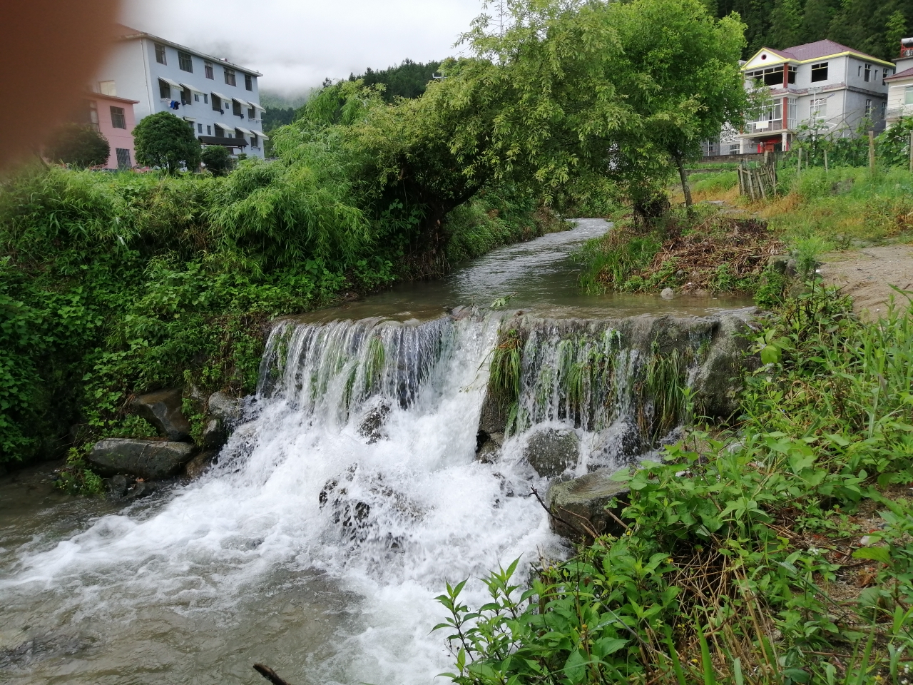 江西省靖安县中源乡三坪村休闲避暑地的美景