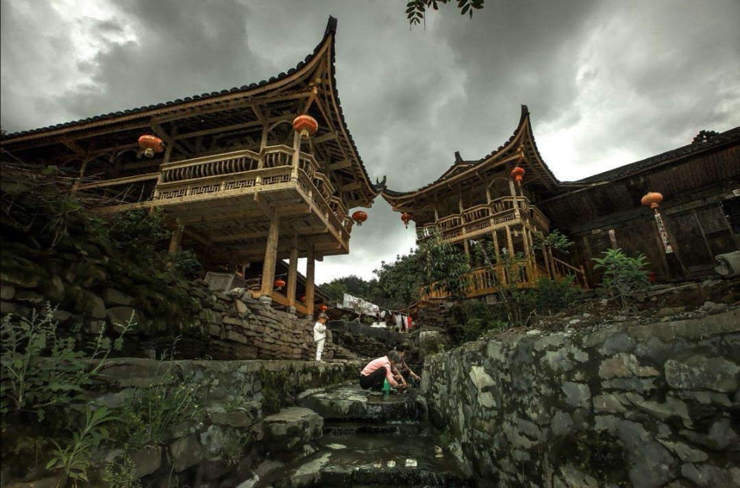 土家族吊脚楼岁月痕迹