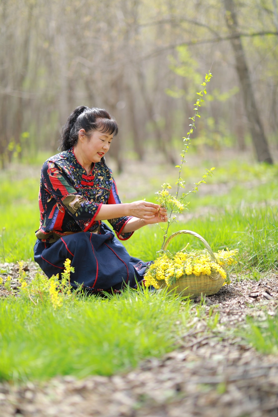 (原片外景人像摄影)春花