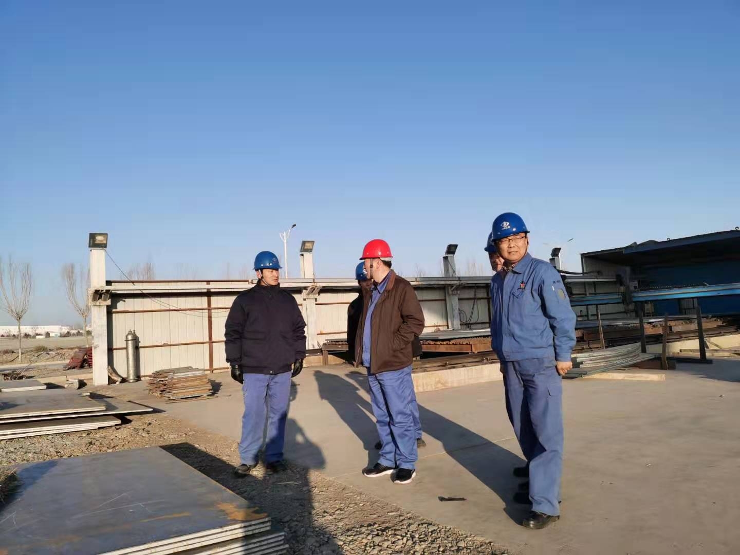 酒钢集团西部重工公司董事长总经理孔祥锐对天成公司安全生产集中整治