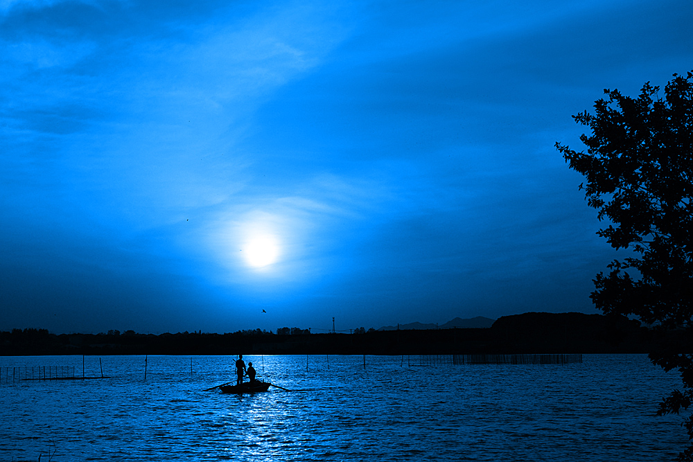 让你情不自禁,流连忘返让你感到怦然心动月亮就会与你脉脉对视看一