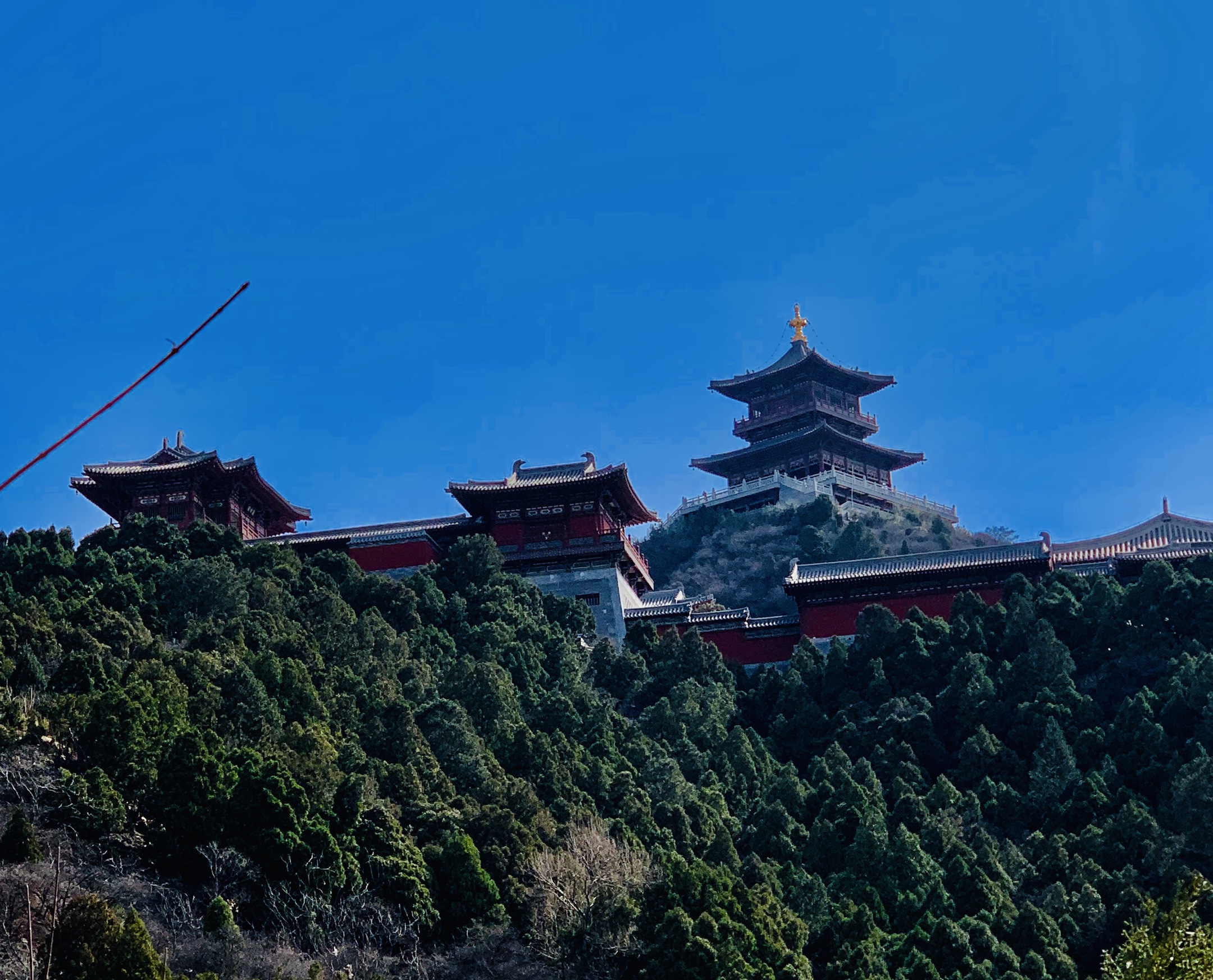 春风三月游太山眼镜哥手机摄