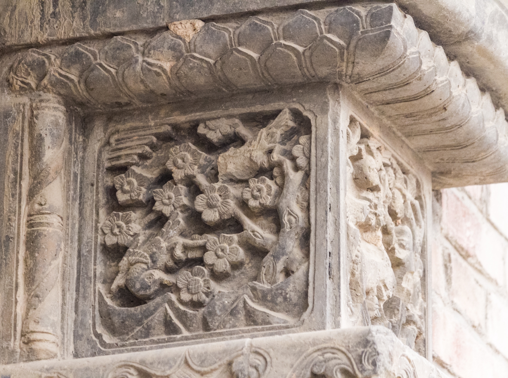 张家口堡子里历史留下的砖浮雕刻精品太珍贵了