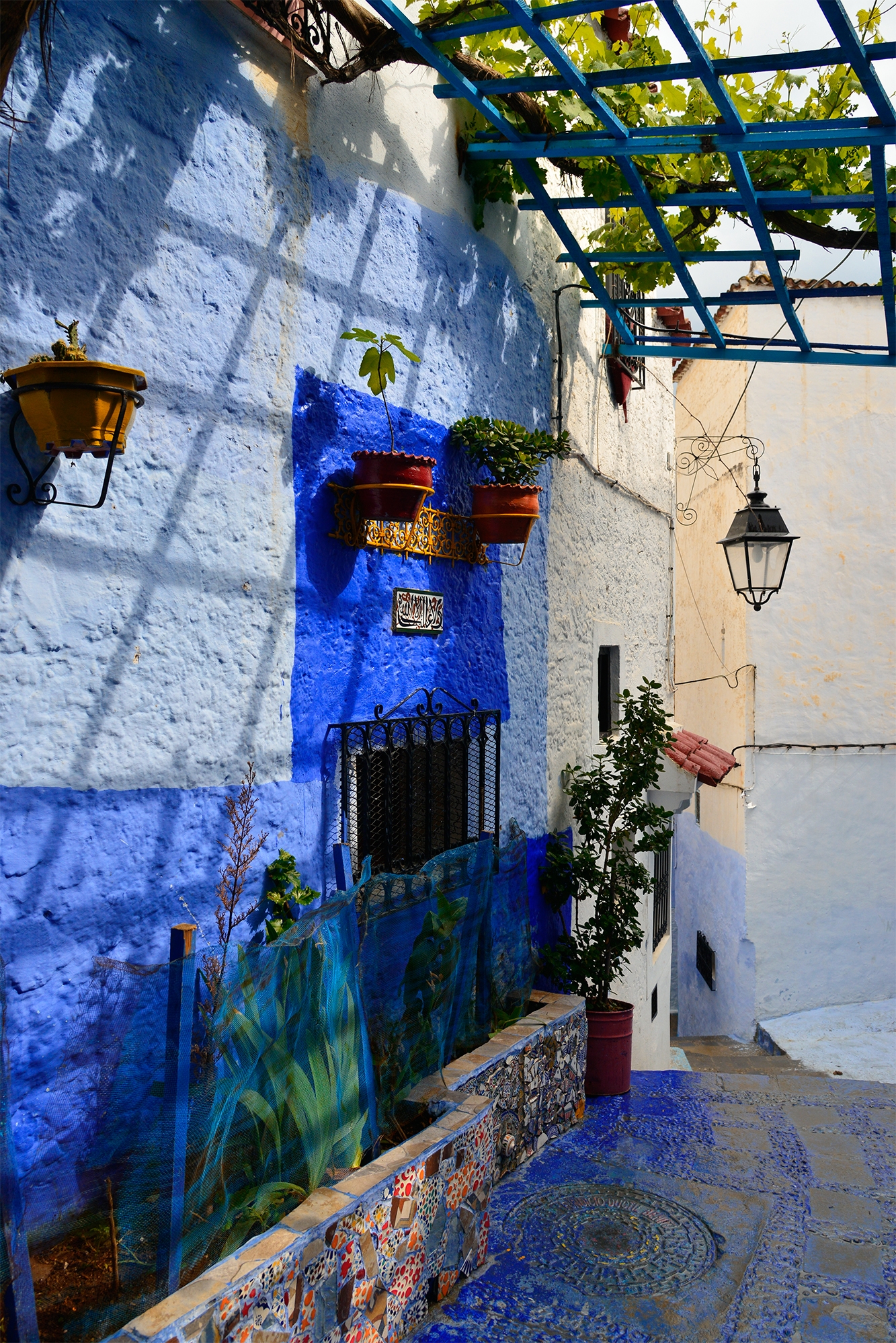 摩洛哥舍夫沙万蓝色小镇