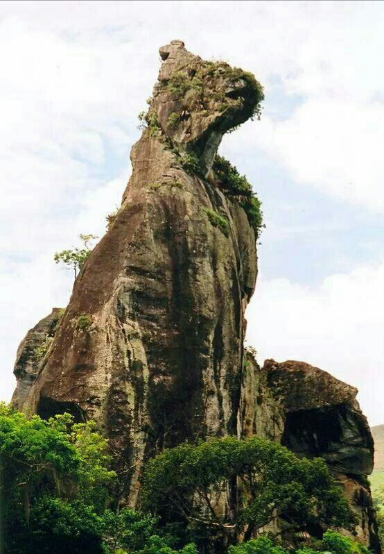 形态各异的奇石怪山