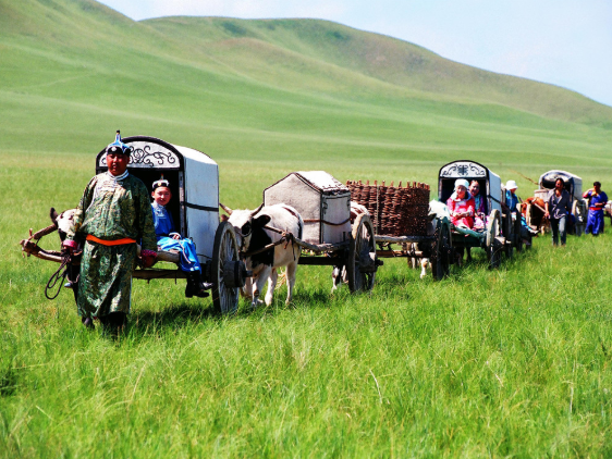 蒙古高原勒勒车图片图片