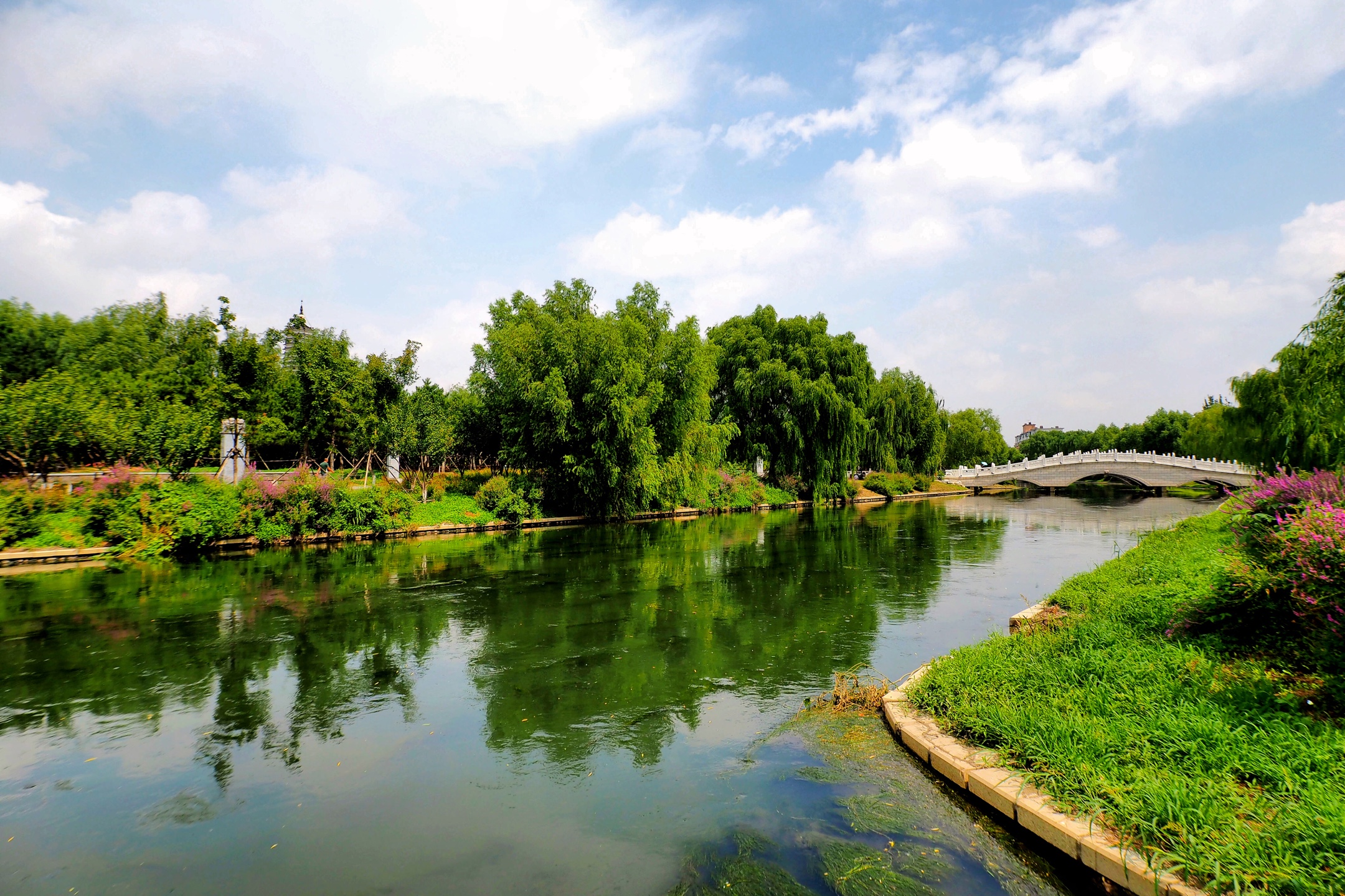 盛京八景之一塔湾夕照